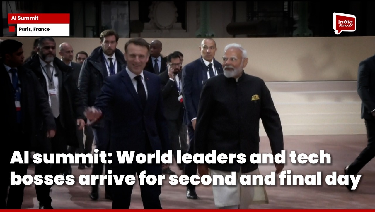 AI summit: World leaders and tech bosses arrive for second and final day